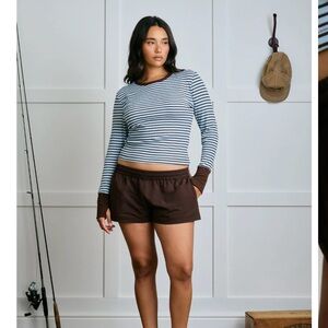 Brown dairy boy shorts